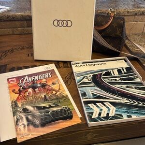 NEW AUDI MAGAZINE NO.110 THE NEW A4,U.S.ROADS,VINTAGE VIEWS+AVENGERS CUSTOM ED.